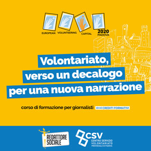 VOLONTARIATO, VERSO UN DECALOGO PER UNA NUOVA NARRAZIONE